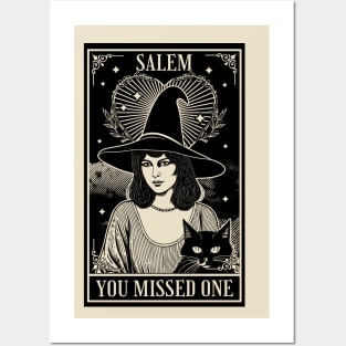 Salem 1692 - You Missed One - Halloween Witch Trials Tarot Card Posters and Art